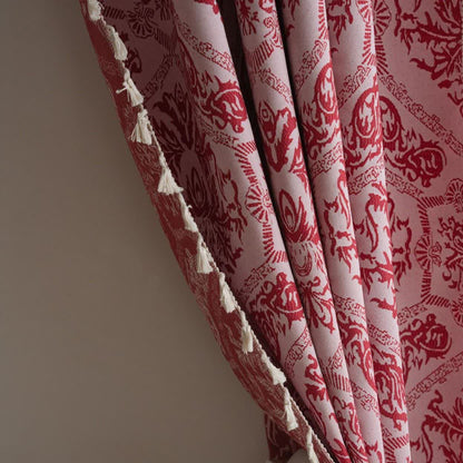 Rideau jacquard de style ethnique à motif rétro - image 3
