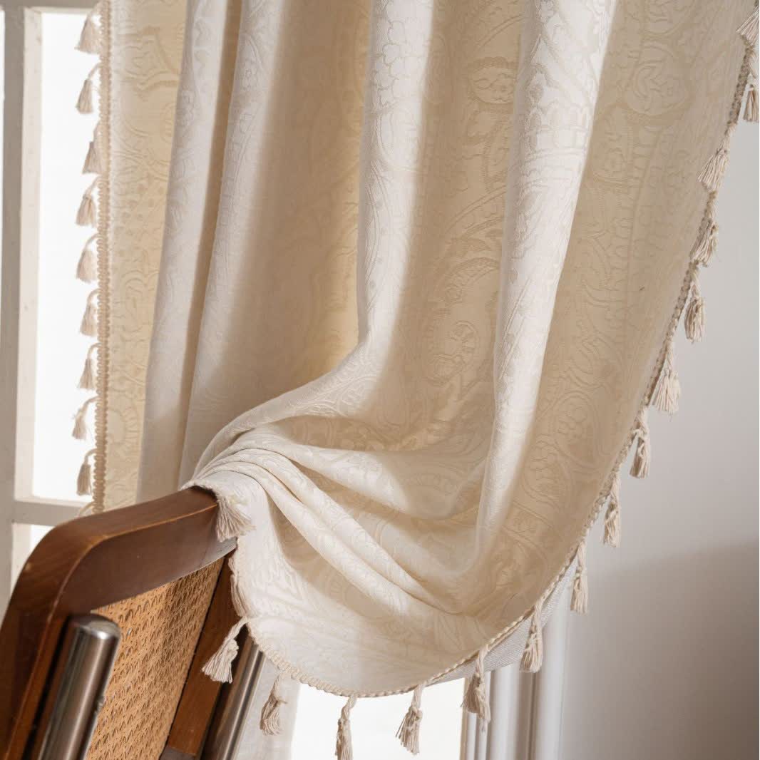 Rideau jacquard de style ethnique à motif cachemire - image 12