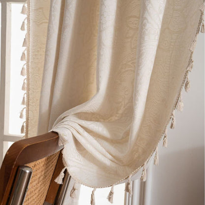 Rideau jacquard de style ethnique à motif cachemire - image 12