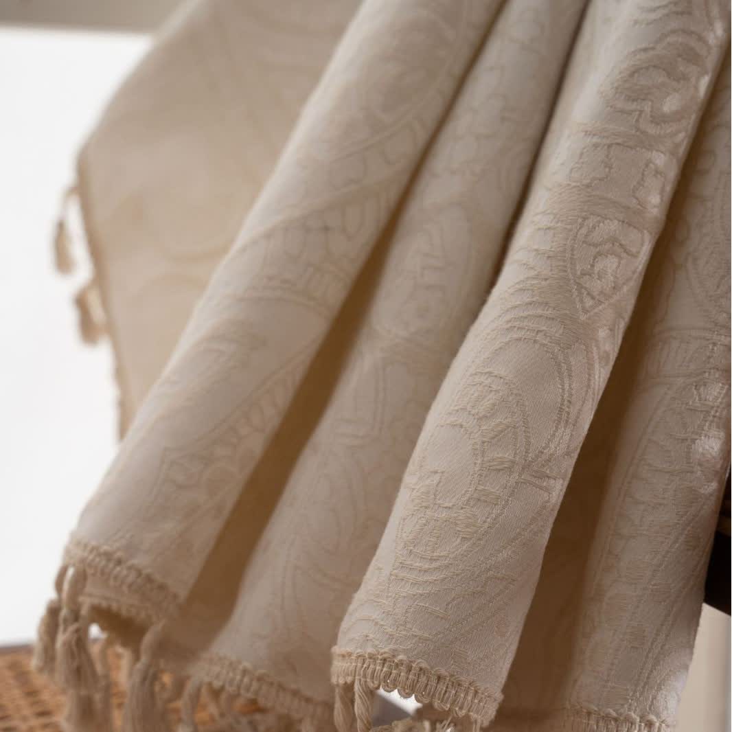 Rideau jacquard de style ethnique à motif cachemire - image 13
