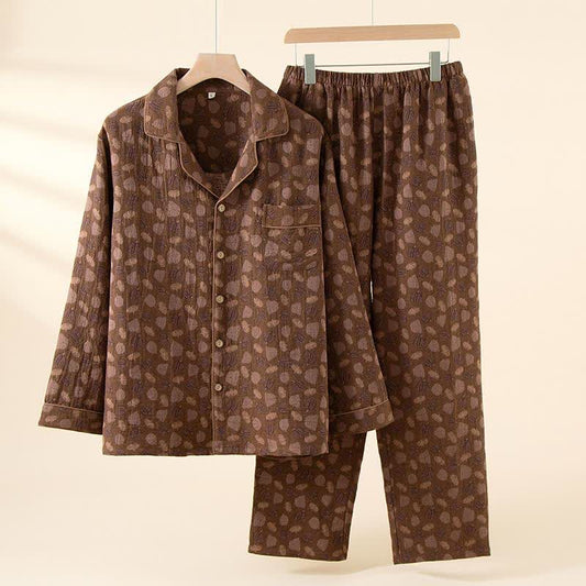 Ensemble de vêtements d'intérieur en gaze de coton citrouille - XXL - image 0
