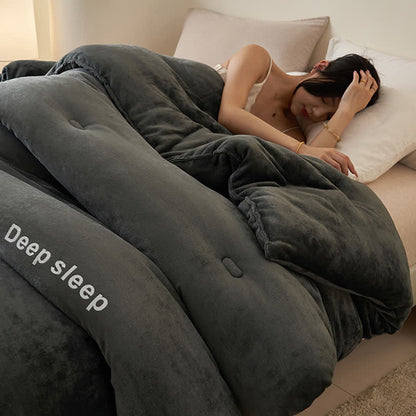 Couverture en peluche moelleuse et chaude avec imprimé lettre - image 2