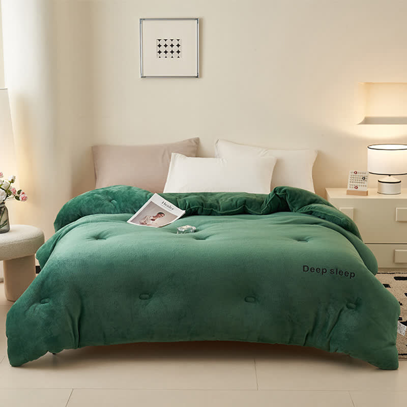 Couverture en peluche moelleuse et chaude avec imprimé lettre - image 17