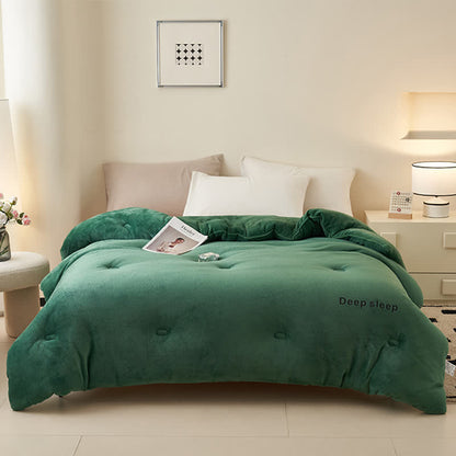 Couverture en peluche moelleuse et chaude avec imprimé lettre - image 17