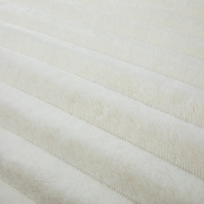 Couverture en peluche côtelée unie - image 28
