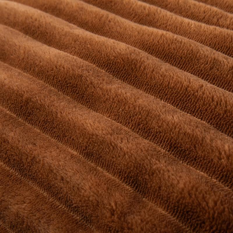 Couverture en peluche côtelée unie - image 18