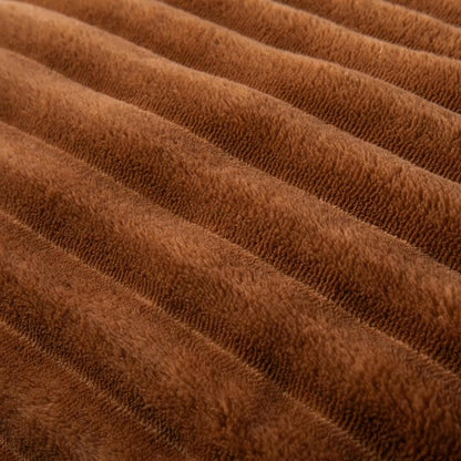 Couverture en peluche côtelée unie - image 18