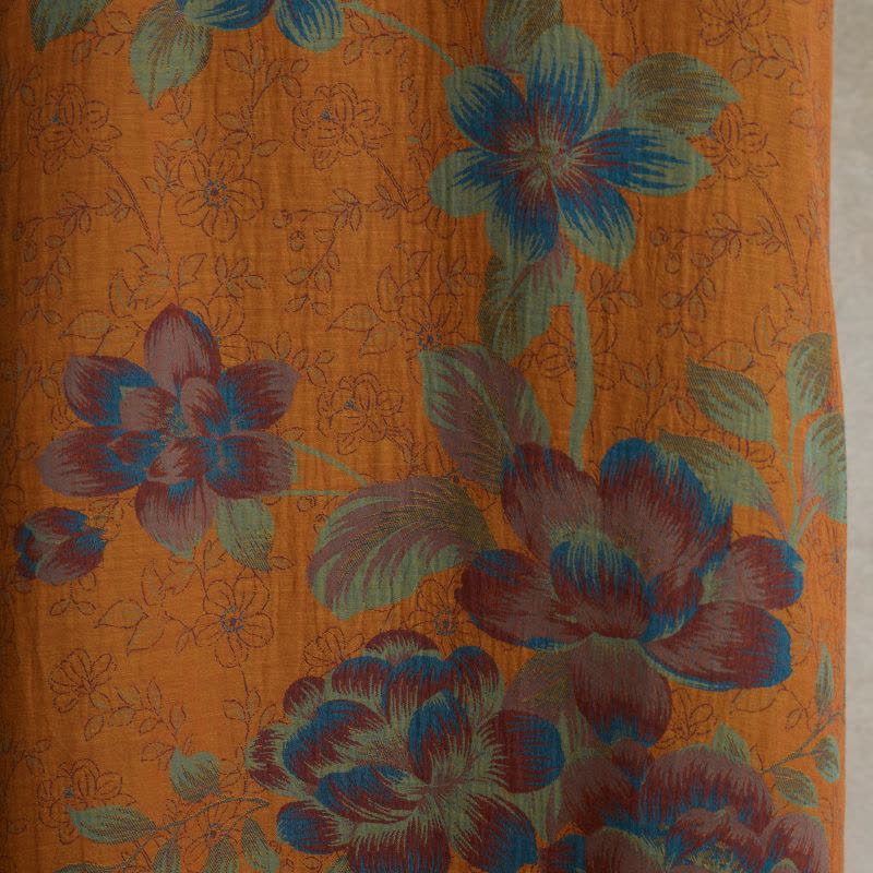 Chemise de nuit vintage en gaze de coton à fleurs de pêcher - image 5