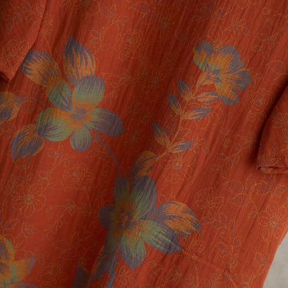 Chemise de nuit vintage en gaze de coton à fleurs de pêcher - image 12