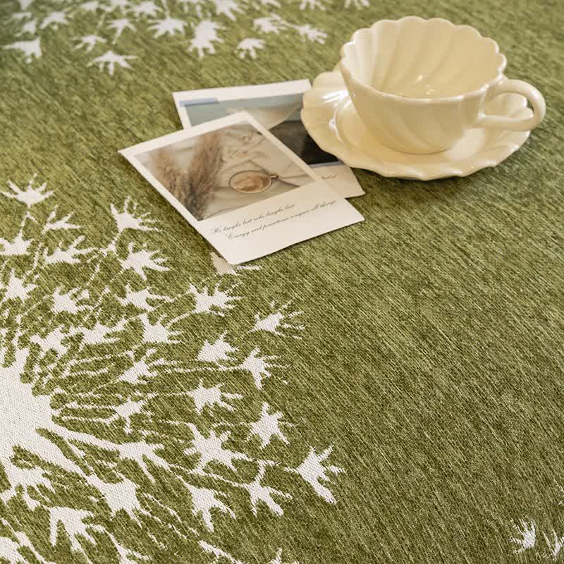 Couverture de canapé en chenille avec motif feu d'artifice - image 1
