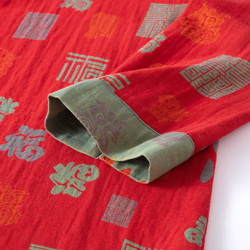 Ensemble de vêtements de détente orientaux en gaze de coton - image 3