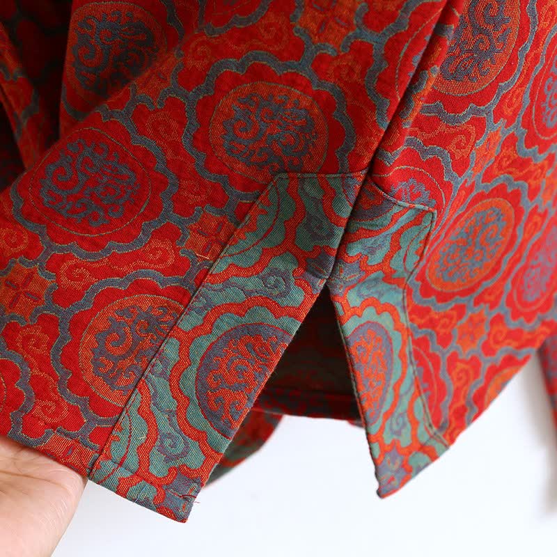 Ensemble de vêtements d'intérieur rétro oriental en coton avec pompons - image 9