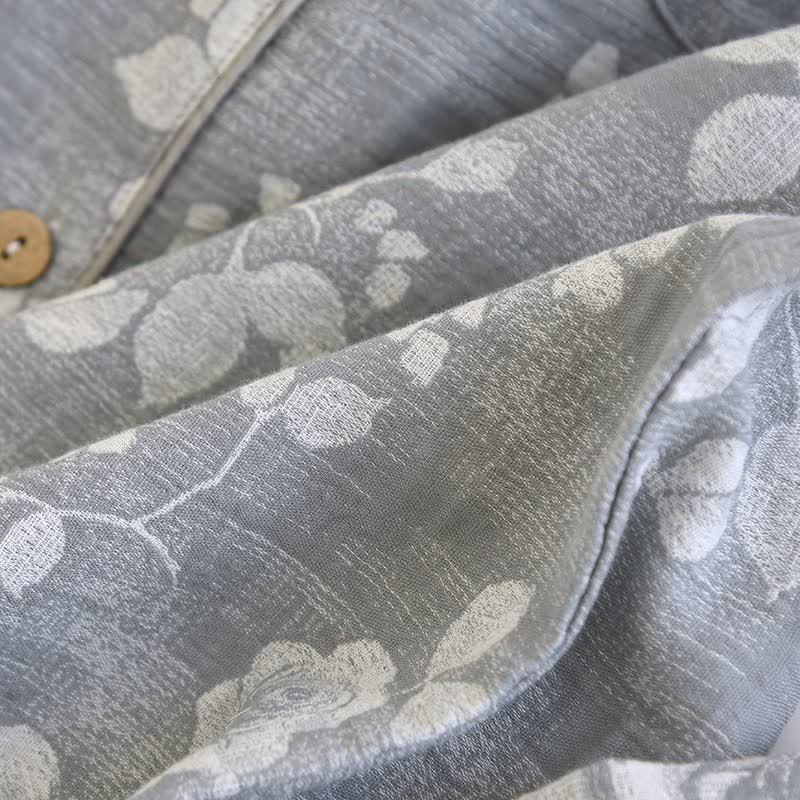 Ensemble de vêtements d'intérieur en coton naturel Grey Rose - image 7