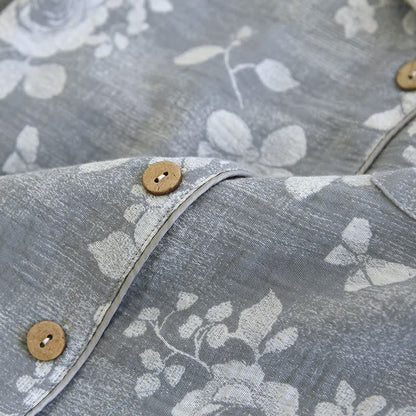 Ensemble de vêtements d'intérieur en coton naturel Grey Rose - image 5
