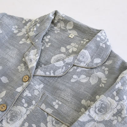 Ensemble de vêtements d'intérieur en coton naturel Grey Rose - image 3