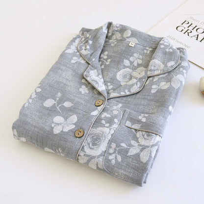 Ensemble de vêtements d'intérieur en coton naturel Grey Rose - image 2