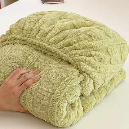 Drap-housse chaud en polaire d'ours rayé - image 5