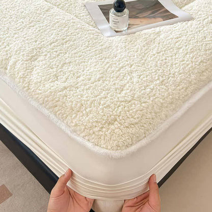 Drap-housse Sherpa uni et chaud - image 6