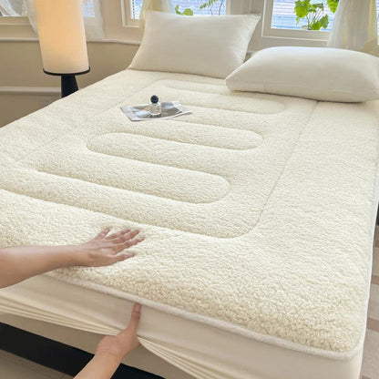 Drap-housse Sherpa uni et chaud - image 3
