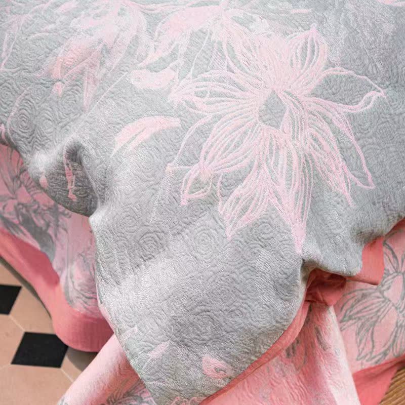 Parure de lit en gaze de coton Dahlia (4 pièces) - image 11