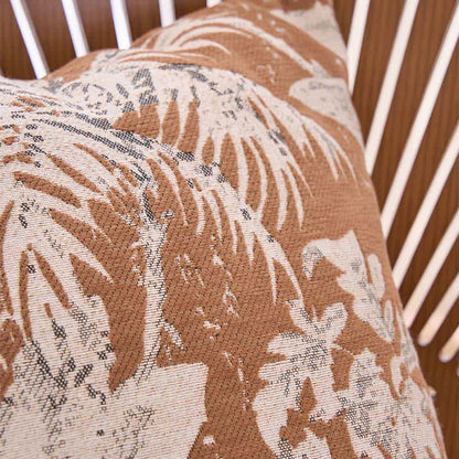 Coussin décoratif à motif de feuilles tropicales - image 9