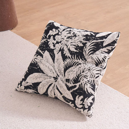 Coussin décoratif à motif de feuilles tropicales - image 6