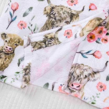 Peignoir en peluche à motifs animaux et floraux - image 4