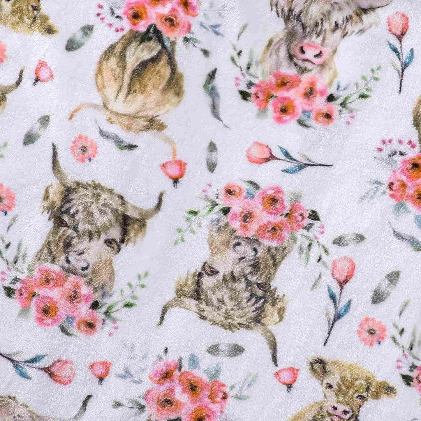 Peignoir en peluche à motifs animaux et floraux - image 7