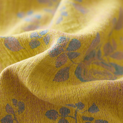 Couvre-lit en gaze de coton à motif jacquard rose - image 7
