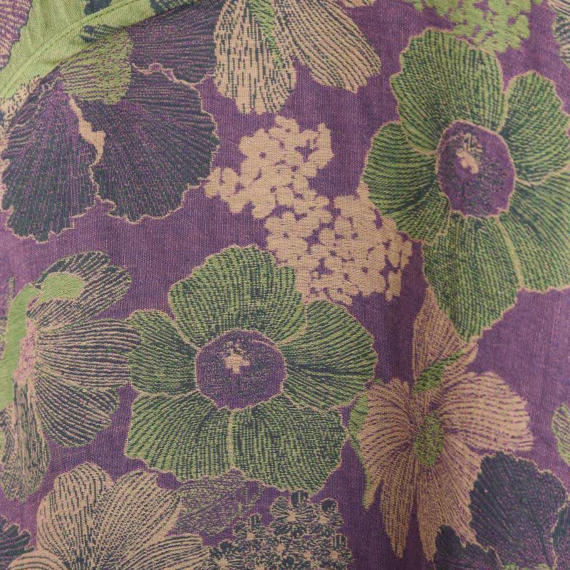 Pyjama en coton fleur de pêcher avec pompon oriental - image 5