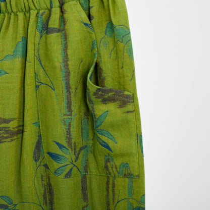 Ensemble pyjama oriental en coton et bambou avec pompons - image 6