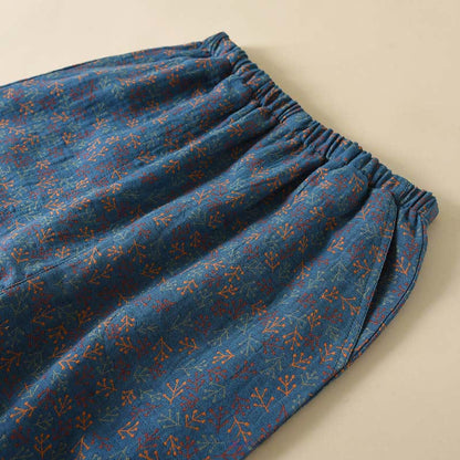 Pyjama à manches longues en coton vintage - image 5