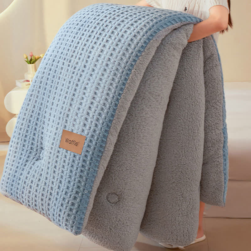 Couverture chaude en peluche en jacquard gaufré - image 8