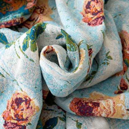 Couette en gaze de coton avec pompon rose pittoresque - image 5