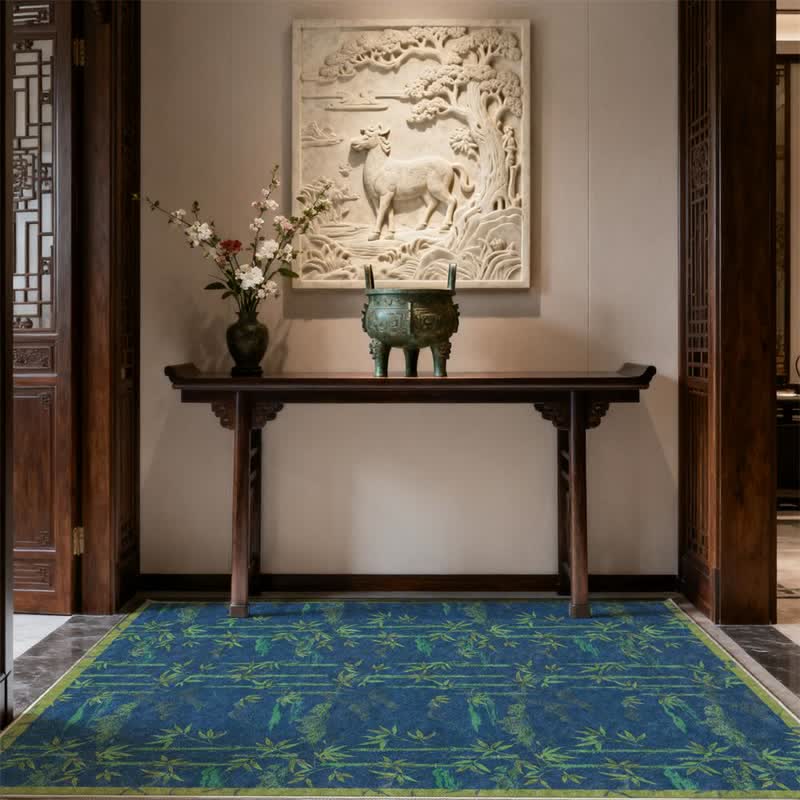 Tapis pliable et doux en bambou rural - image 2