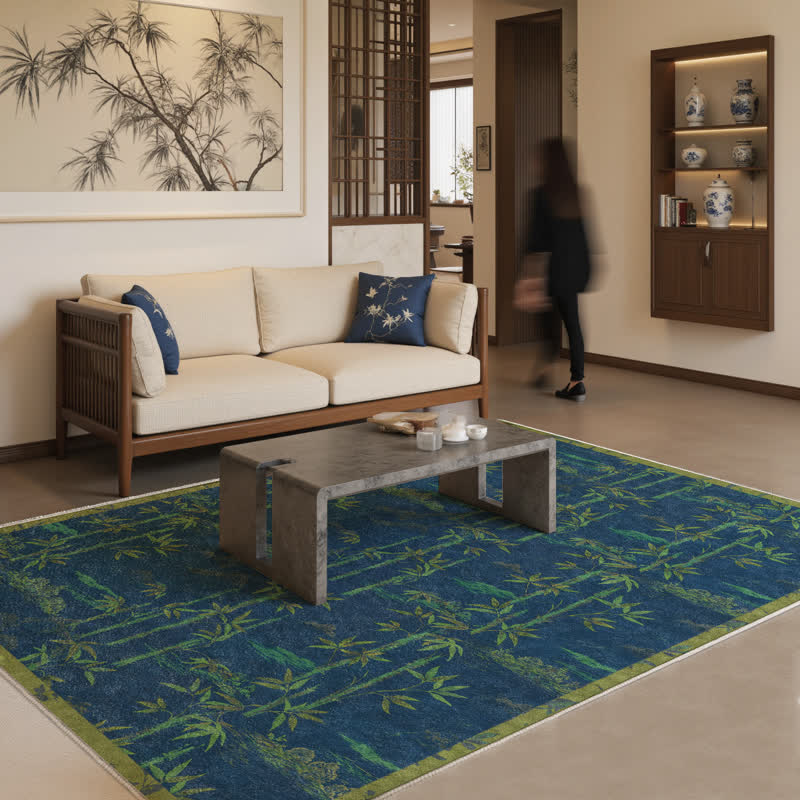 Tapis pliable et doux en bambou rural - image 1