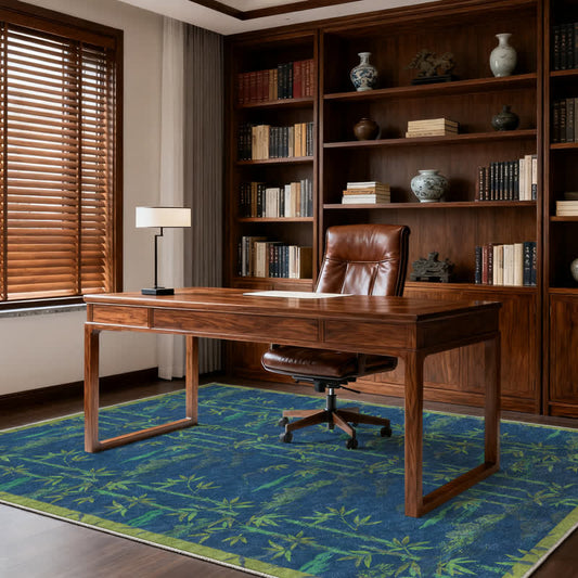 Tapis pliable et doux en bambou rural - 61" x 96" - image 0