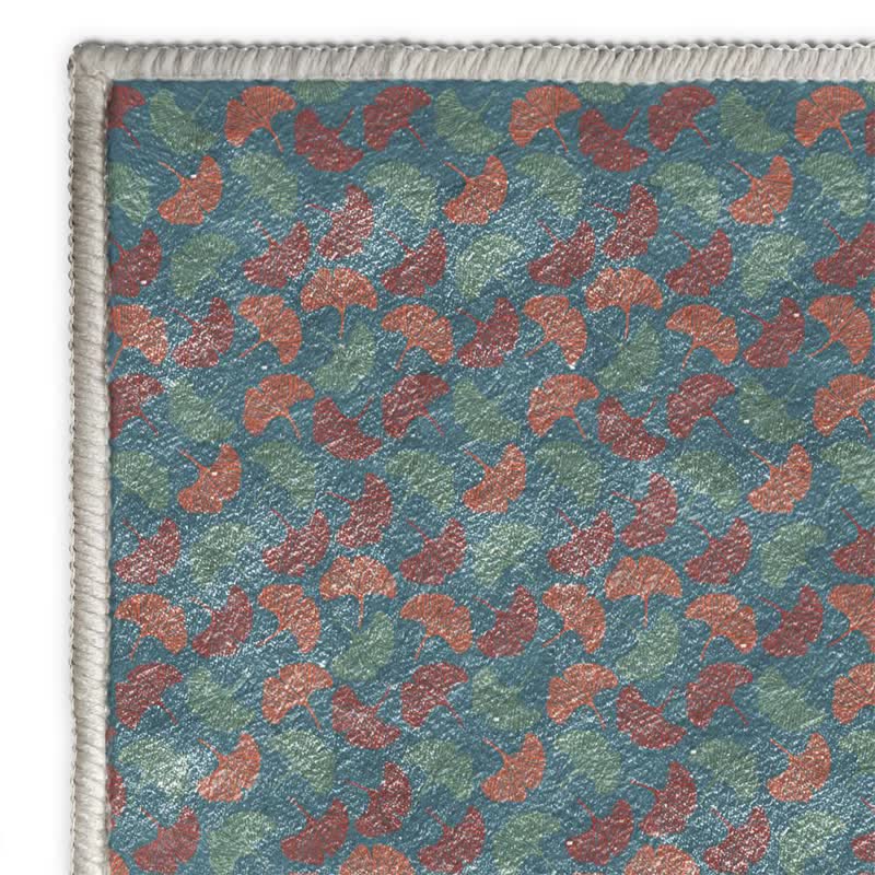 Tapis pliable et antidérapant rustique avec feuilles de ginkgo - image 4