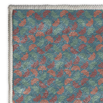 Tapis pliable et antidérapant rustique avec feuilles de ginkgo - image 4