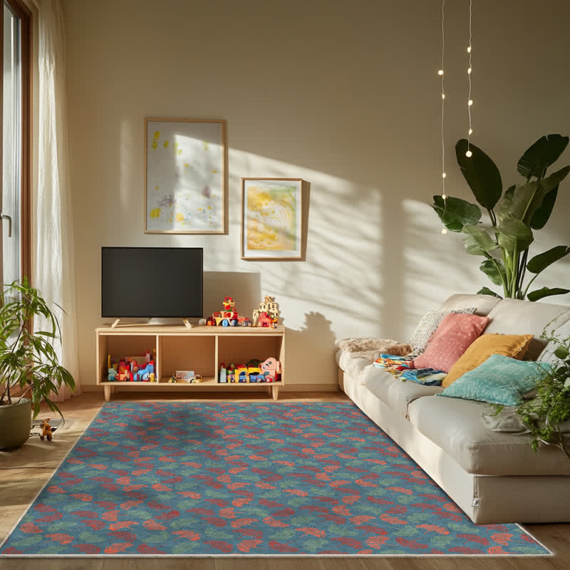 Tapis pliable et antidérapant rustique avec feuilles de ginkgo - image 2