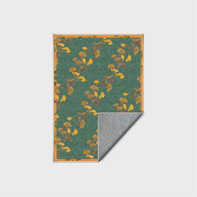 Tapis pliable antidérapant avec feuille de ginkgo pastorale - image 4