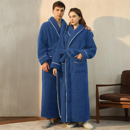 Ownkoti Pyjama polaire confortable, peignoir long - image 9