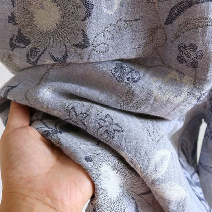 Ensemble pyjama d'inspiration orientale en gaze de coton à motif floral - image 10