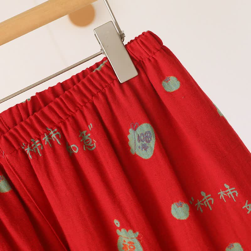 Ensemble pyjama en coton Lucky Persimmon - image 11