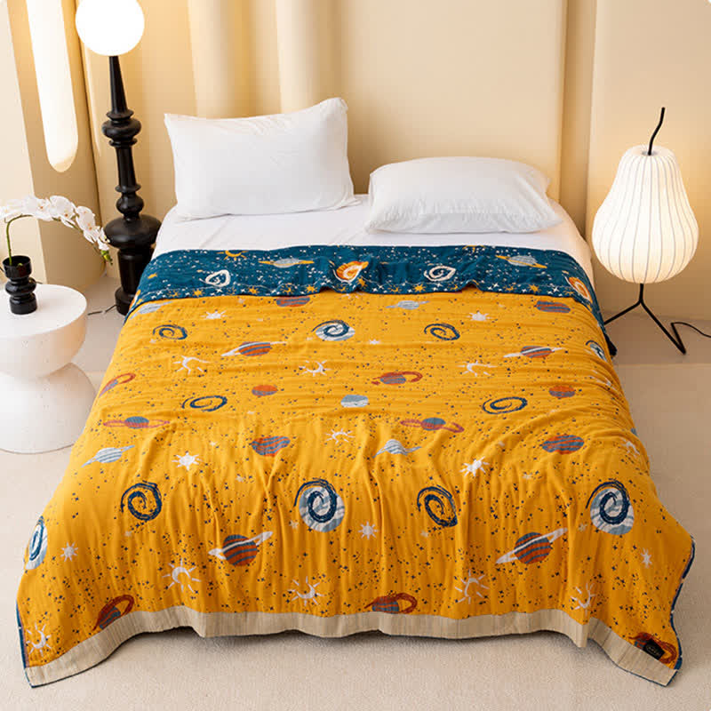 Couette réversible « Dreamy Galaxy » en coton - image 1