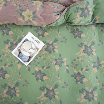 Parure de lit élégante en gaze de coton Lily (4 pièces) - image 6