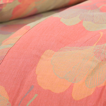 Couette en coton naturel de feuilles de ginkgo - image 3