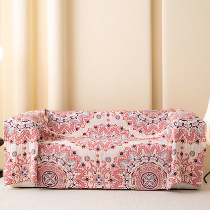 Couette en coton à motif ethnique rétro géométrique - image 4