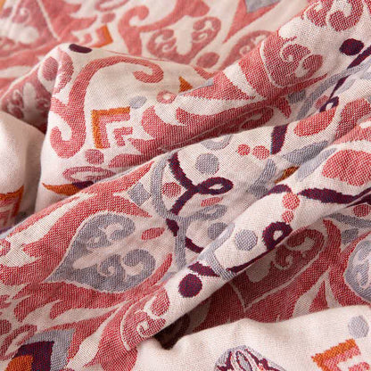 Couette en coton à motif ethnique rétro géométrique - image 6