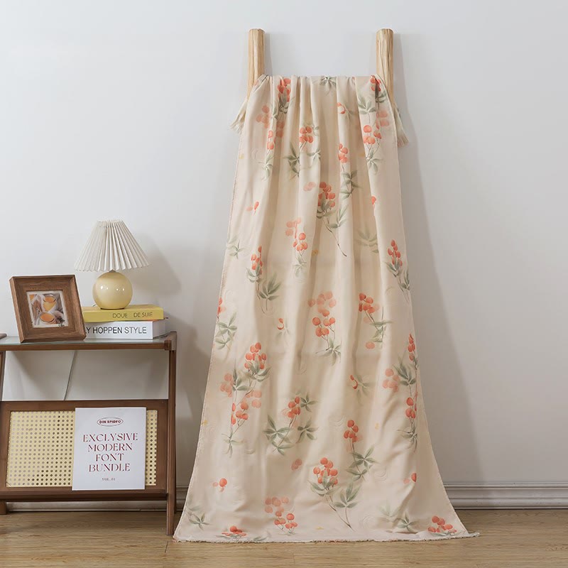 Serviette de bain douce et rurale en pur coton - B - 80 cm x 160 cm - image 1